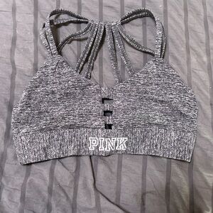 PINK Victoria's Secret Heather Gray Ultimate Bralette